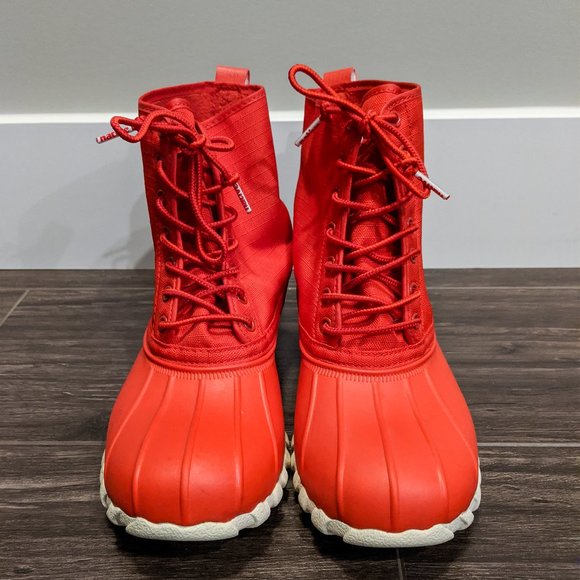 Native Shoes Fire Red Jimmy Boot Womens Size 6 - Picture 2 of 11